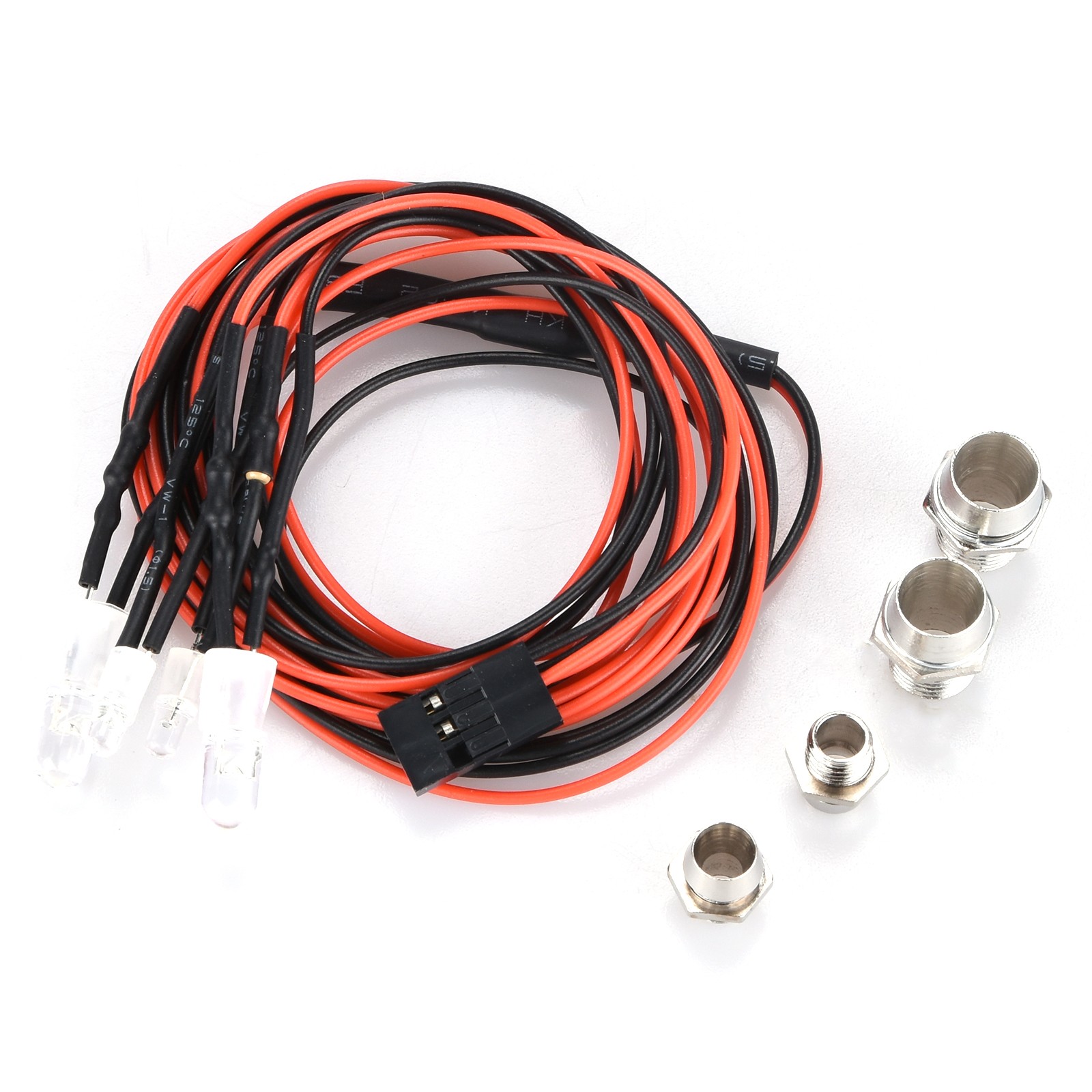 1Set RC On-Road Model Drift Car LED Night 5mm&3mm Headlamps Headlights Lights-