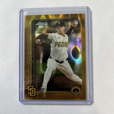 2025 Topps Chrome Update Series JP Sears Gold Lava Refractor #USC85 - Padres