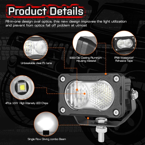 LED Light Bar Rocker Switch Wiring Harness Kit Wireless Remote Strobe CAR BOAT - Afbeelding 18 van 201
