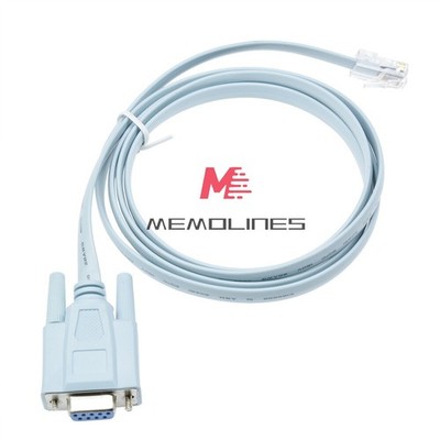 10pcs RJ45 to Rs232 DB9 Cable Converter Ethernet Adapter For Router Networks New