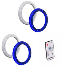 Kicker 2 Pair  51KLSR88 - 8.8-Inch to 8-Inch LED Adapter Ring For Marine Sp...
