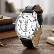 Barber Hairstylists haircutter Wristwatch Men Women Christmas Birth Gift