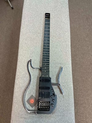 Asmuse/ALP AD-80 Headless Electric Travel Guitar- Black
