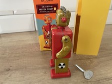 Jouet Ancien Planet Robot TR2022 - Robot En Tôle Mécanique Avec Clé Et Boîte - Chine