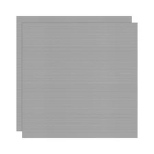 2Pcs 3mm Corrugated Plastic Sheets, 16 x 16 Inch Corrugated Poster Board Gray