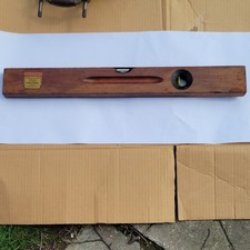 Stanley Seasoned Cherry Wood Cats Eye Level Made in USA 24 in Vintage Original