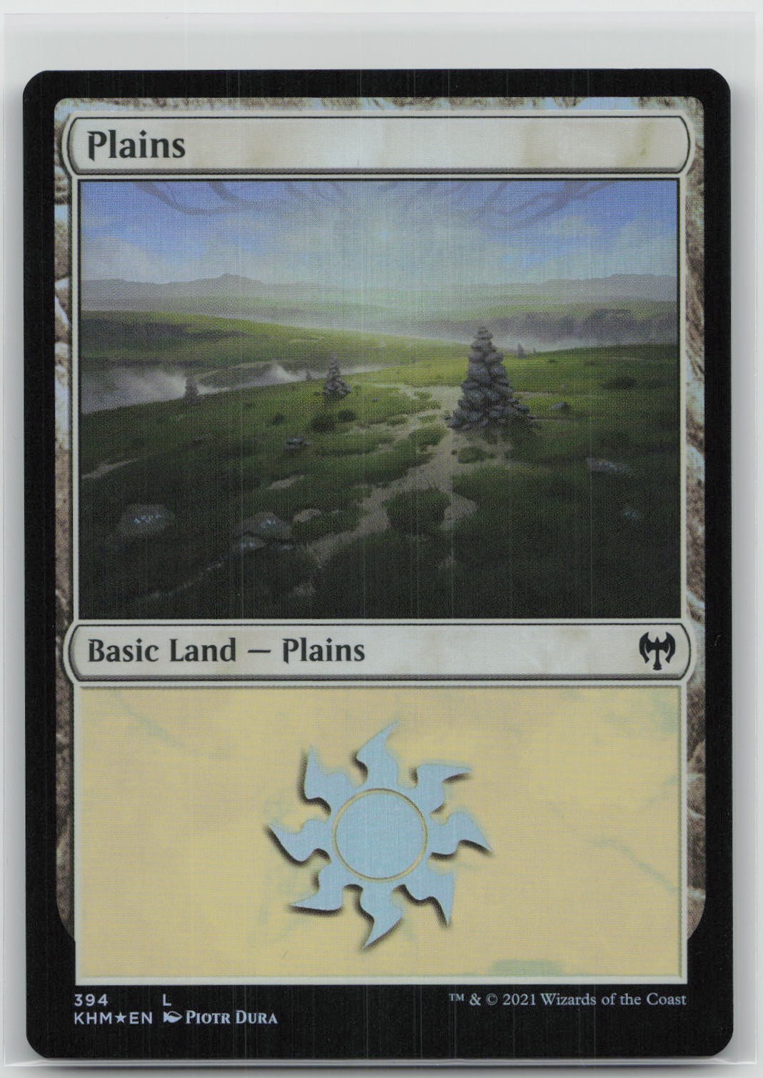 Plains 394 Land Kaldheim Magic: The Gathering Foil Near Mint