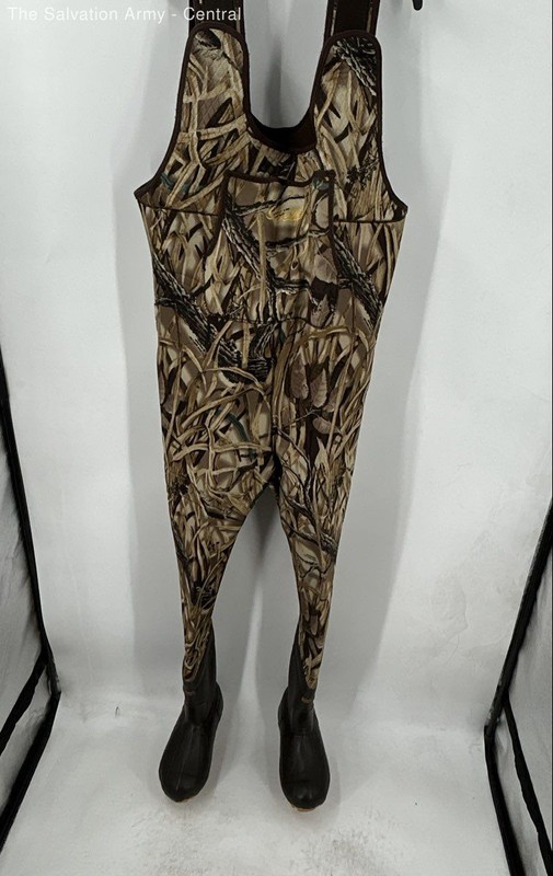 Cabela's Mens Multicolor Realtree Adjustable Braces Chest Waders Size 10