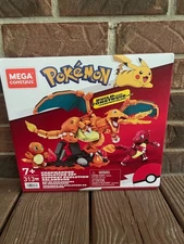 BRAND NEW-MEGA Construx Pokémon Charmander Evolution Set (313 Pieces)-FAST SHIP!