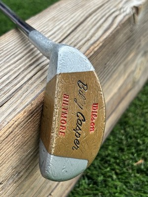 Wilson Billy Casper Biltmore Putter RH 35  Orig. Head Speed Shaft/Leather Grip