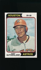 1974 Topps #428 Gary Sutherland * 2nd Base-3rd Base * Houston Astros * EX-MT *