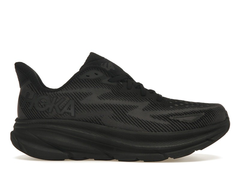 Hoka One One Clifton 9 Triple Black Running Shoes Men’s Size 10 Clean in VGC Hoka One One Clifton 9 Running Shoes 1127895 BBLC Men main image 4