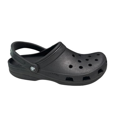 Crocs Classic Clog Shoes Mens 7/ W 9 Black Slip On Comfort Water Resistant