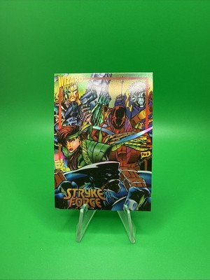 Promo Card Marc Silvestri's Strike Force #9 Holofoil (1993 Wizard Magazine) I1
