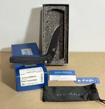 Benchmade 945BK-1 Mini Osborne Black & Blue G10 Pocketknife *NIB*