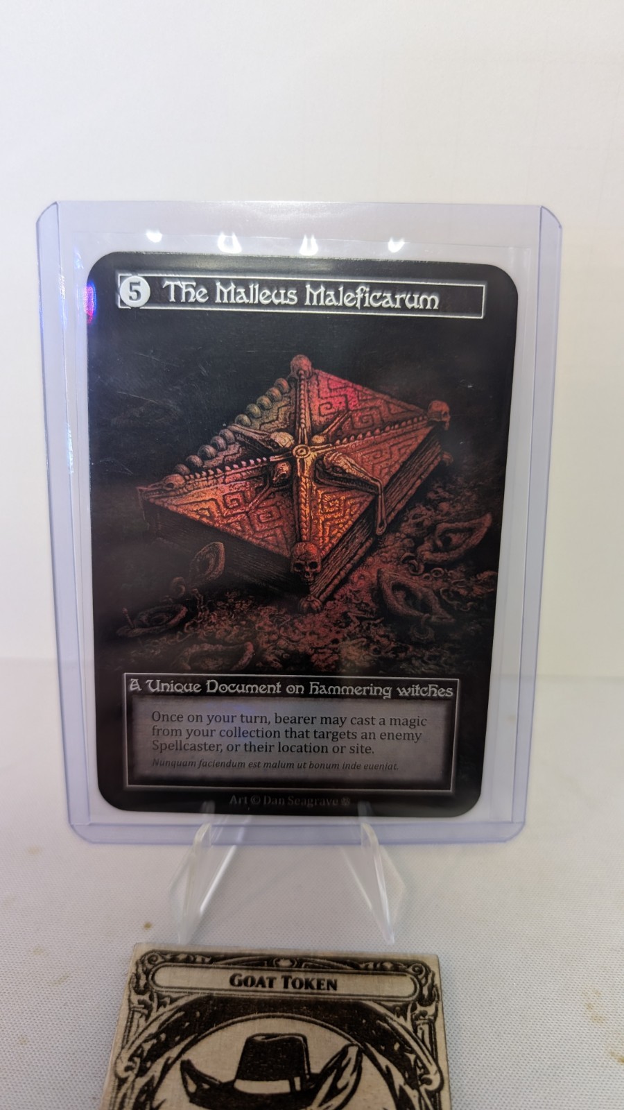 The Malleus Maleficarum Foil Unique Card Sorcery Contested Realm Gothic TCG