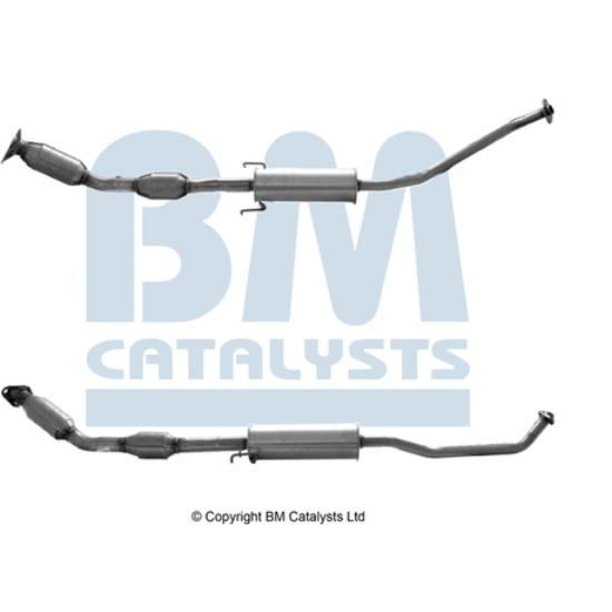 BM Catalysts Katalysator Up To Euro 4 FüR Toyota Corolla ZZE12_ NDE12_-image