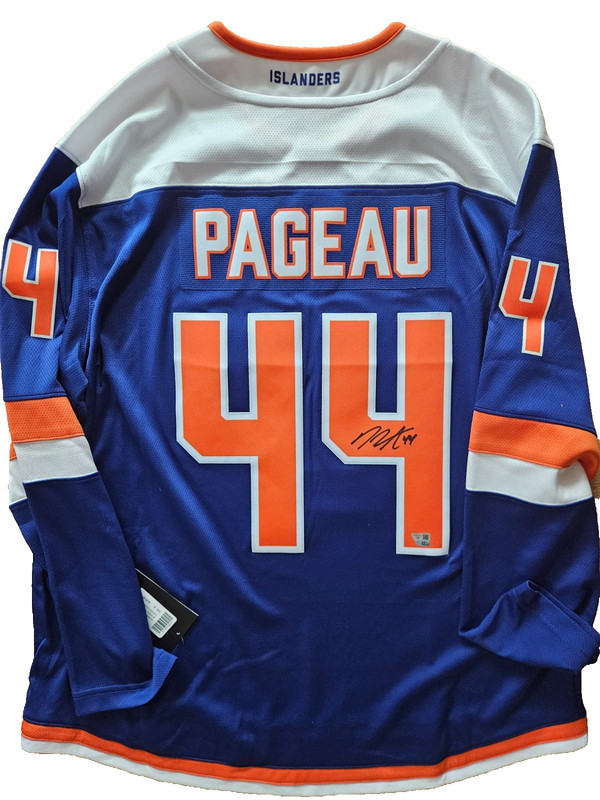 Jean-Gabriel Pageau Signed Fanatics New York Islanders Jersey Fanatics COA