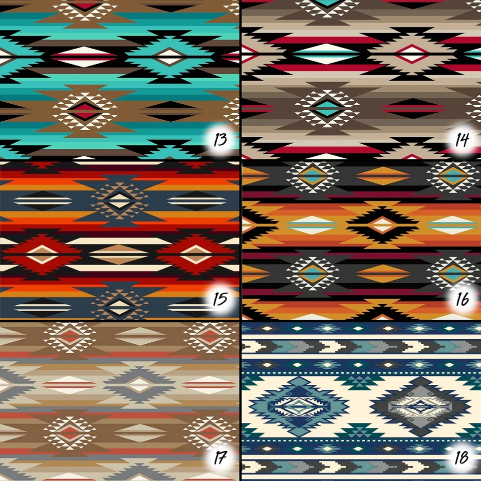Native American Print Fleece Fabric - 60" Wide - Sold by The Yard & Bolt - Image 4 of 4