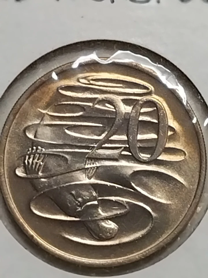 1971 Australia 5 coin set 1, 5, 10, 20 cents coin(s) Uncirculated - Image 4 of 4