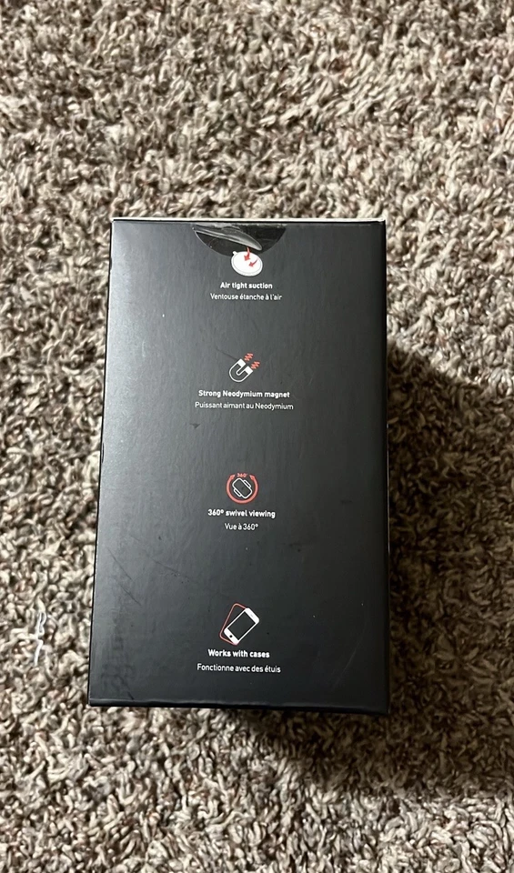 Macally Magnetic Car Suction Mount for Phone 12" Flexiblewith 2 Metal Plates - Image 4 of 4