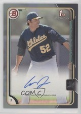 2015 Bowman Prospects Auto Silver 430/499 Chris Jensen #PA-CJ Auto 01l2