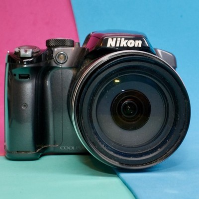 Nikon COOLPIX P510 16.1 MP Digital Camera Grey, Dud Screen, Evf Working, Usable