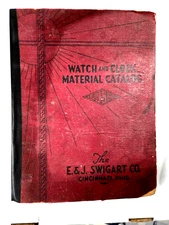Original 1931 E&J Swigart Illustrated Watch and Clock Material Catalog
