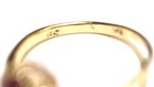 14k yellow gold natural red oval gemstone Ruby .10ct diamond ring 3.2g estate 8 — photo 5