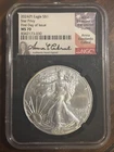 2024(P) $1 EAGLE MS70 Star Privy 1st Day Signed Anna E Cabral