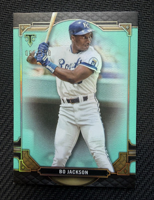 2022 Topps Triple Threads Bo Jackson Kansas City Royals #1 Aquamarine /150