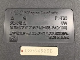 PC Engine CoreGrafx TurboGrafx Console Japan - Tested Working DL5715