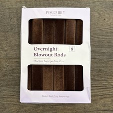 Overnight Hair Curlers Heatless Curls - 6 Pcs No Heat Blowout Curling Rods