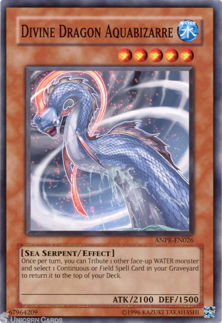 ANPR-EN026 Divine Dragon Aquabizarre : Common UNL Edition Mint YuGiOh Card