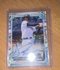 Topps 2020 Bowman Jerar Encarnacion RC Auto Speckle /299 Marlins #CPA-JE