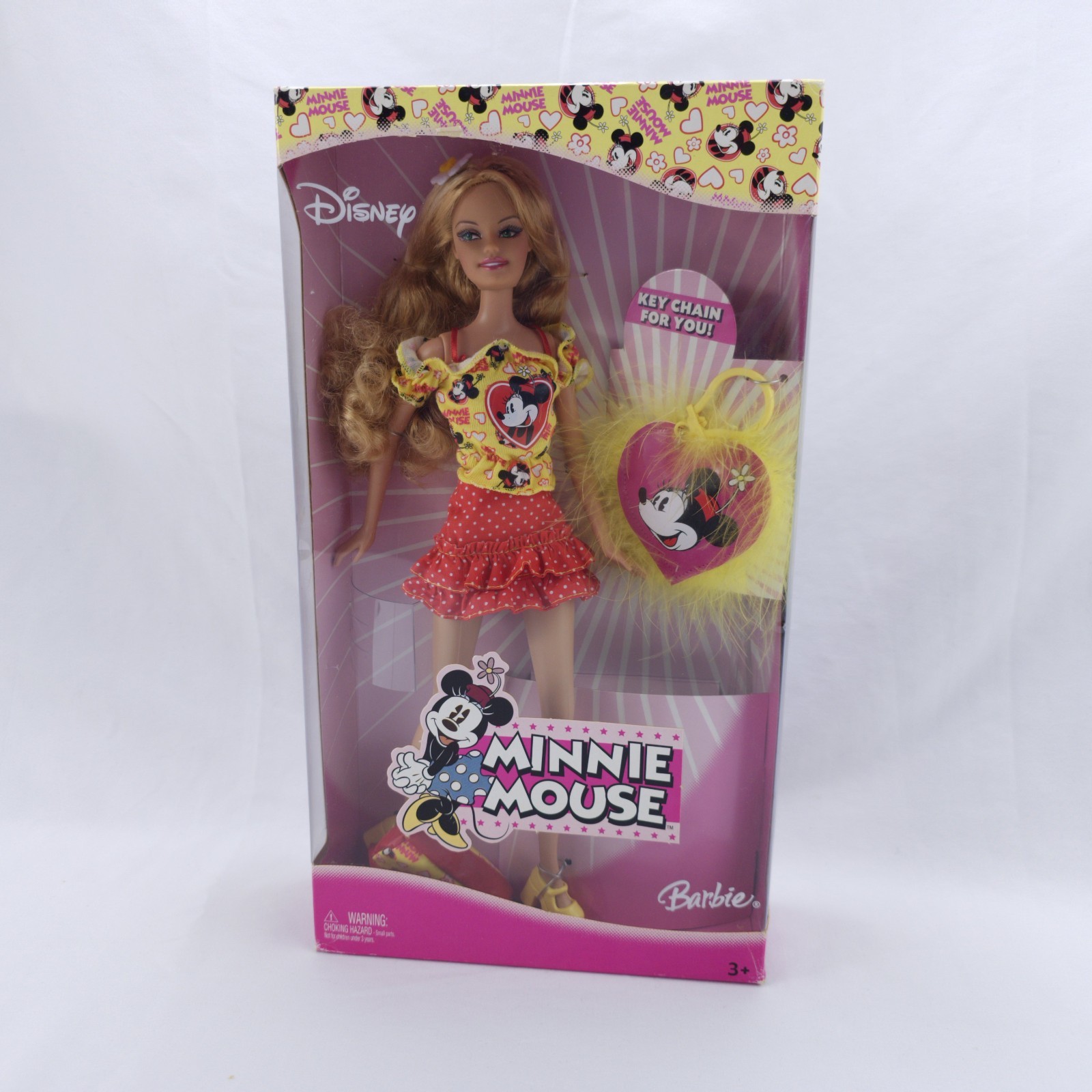 Mattel 2005 Disney Barbie Loves Minnie Mouse Doll NIB