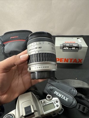 M✰ Vintage Pentax ZX-M 35mm Film Camera with lens & strap, not tested