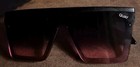 Quay Australia Oversized Flat Top Design Hindsight Black To Pink Gradient  — photo 1