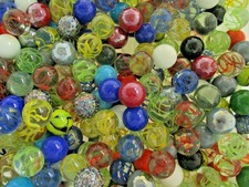Wholesale Mega Marbles Glass Shooter Marbles 10 POUNDS. 1 INCH diam BULK