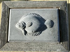 Cement Flounder Fish Wrapped In Barn Board•Jon Wigren• Whitney Museum•Folk Art