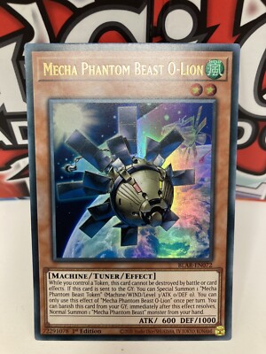 Yu-Gi-Oh! TCG BLAR-EN072 Mecha Phantom Beast O-Lion Ultra Rare 1st Edition Mint