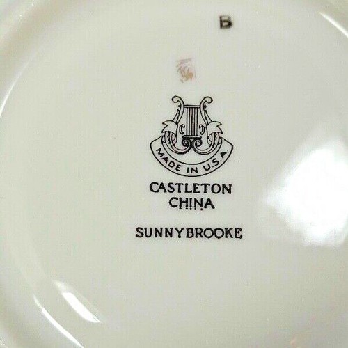 Vtg. Castleton China Sunnybrooke Saucer - Picture 3 of 3