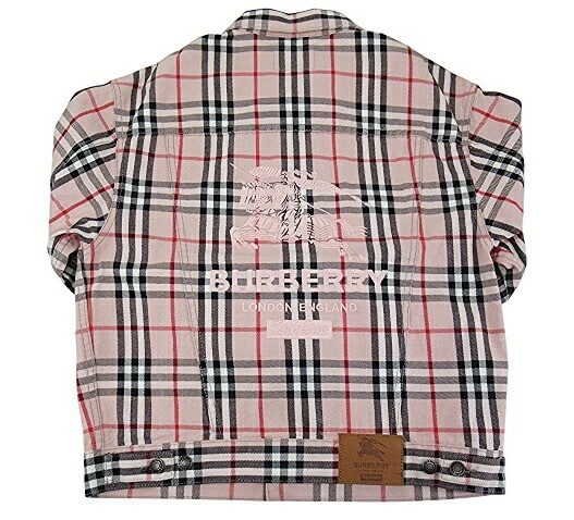 Veste camionneur en denim Supreme X Burberry London England 22SS taille S rose