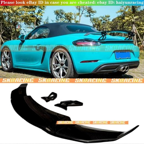 Fits Porsche 718 981 987 Boxter Cayman NEW Style Glossy Black Rear Spoiler Wing - Picture 8 of 17