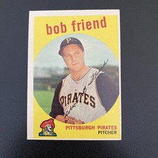 1959  TOPPS  # 460 BOB FRIEND  DD 3237