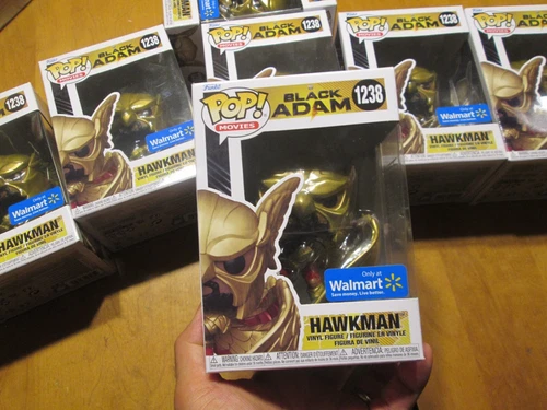 FUNKO POP MOVIES DC BLACK ADAM HAWKMAN # 1238 EXCLUSIVE ONLY AT WALMART