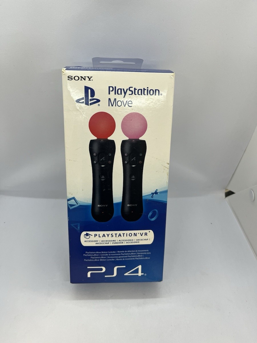 Twin Pack Ps Move Pack PS4 Playstation Original Move Controller