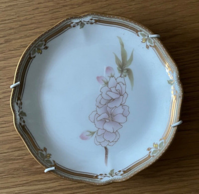Noritake Gala Contessa kleiner Teller Untertasse rosa Blüte JAPAN 1497 14cm