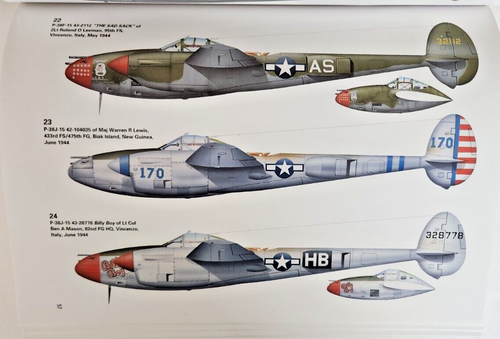 Frank Hurlbut signed Osprey P-38 Lightning Aces of the 82 FG book USAF WWII 9V - Picture 7 of 9