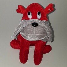 Puppy Dog Plush 8" Stuffed Animal Red Gray Bulldog Specialty Toys Direct